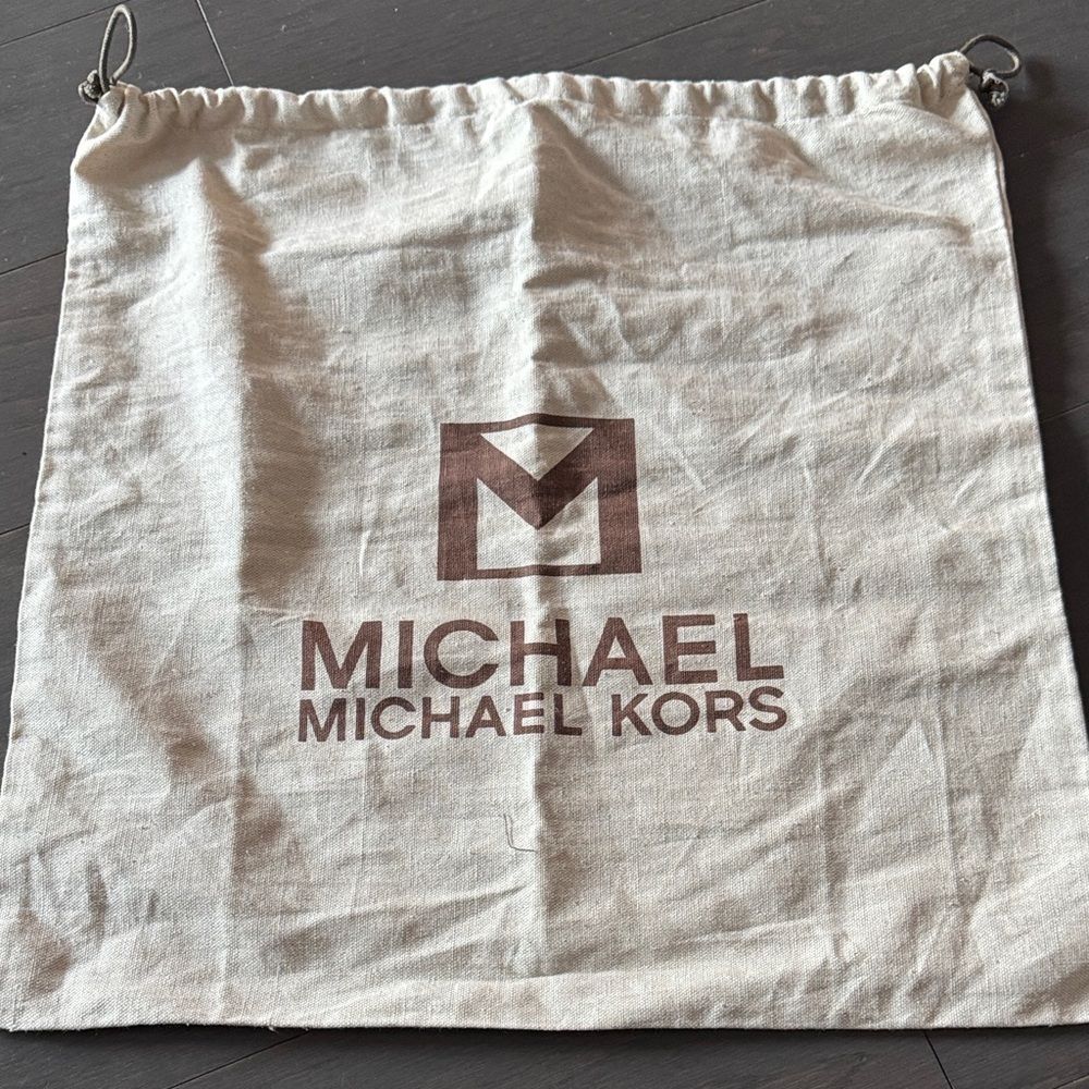 Michael Kors Tan Drawstring Dust Bag